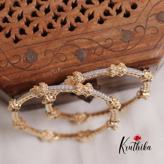 Beautiful CZ Elite Sparking Bangles B224