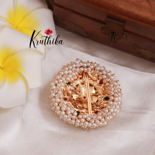 Trendy Antique Multi Stone Hair Clip J96