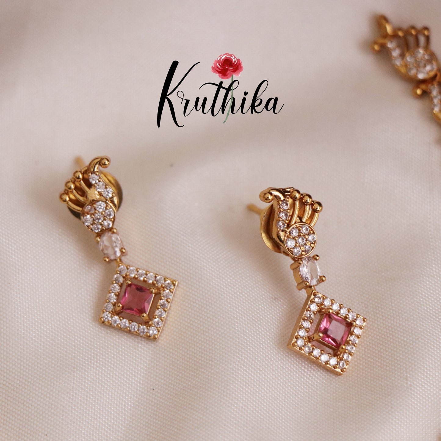 Gorgeous CZ Stone Necklace NC2064 (Available in 2 Colours)