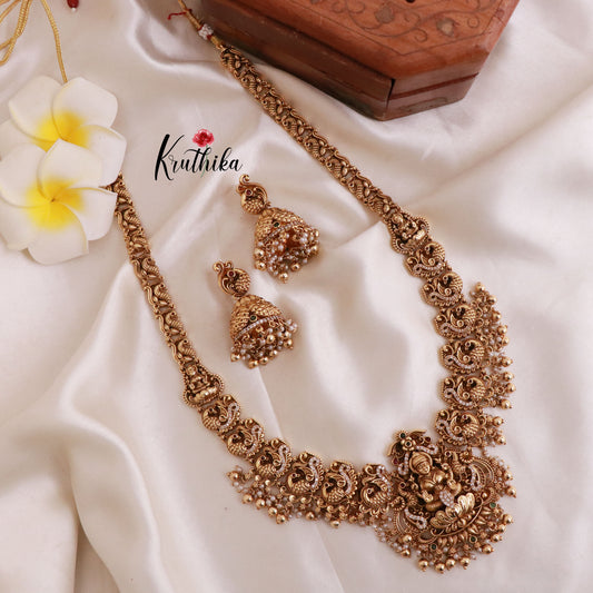 Antique Lakshmi peacock Haaram LH447