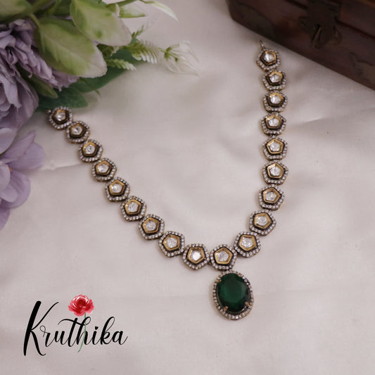 Simple AD Victorian Necklace NC2334 (Available in 3 Colours)