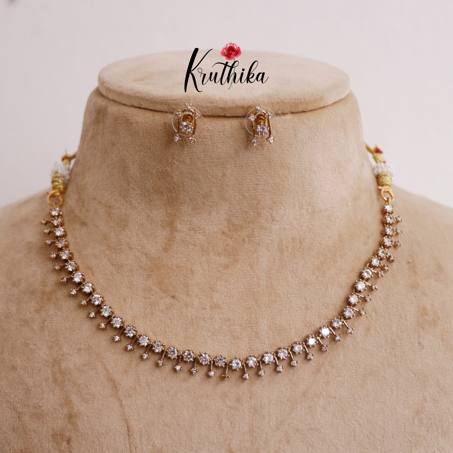 Simple Trendy AD Necklace NC2266