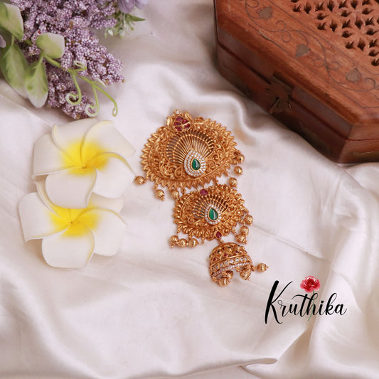 Premium CZ Antique Jada Billa J110