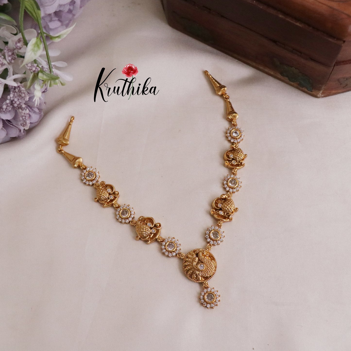 Trendy Peacock Design Necklace Sets NC2031