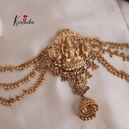 Premium Lakshmi Peacock Jada Billa J121