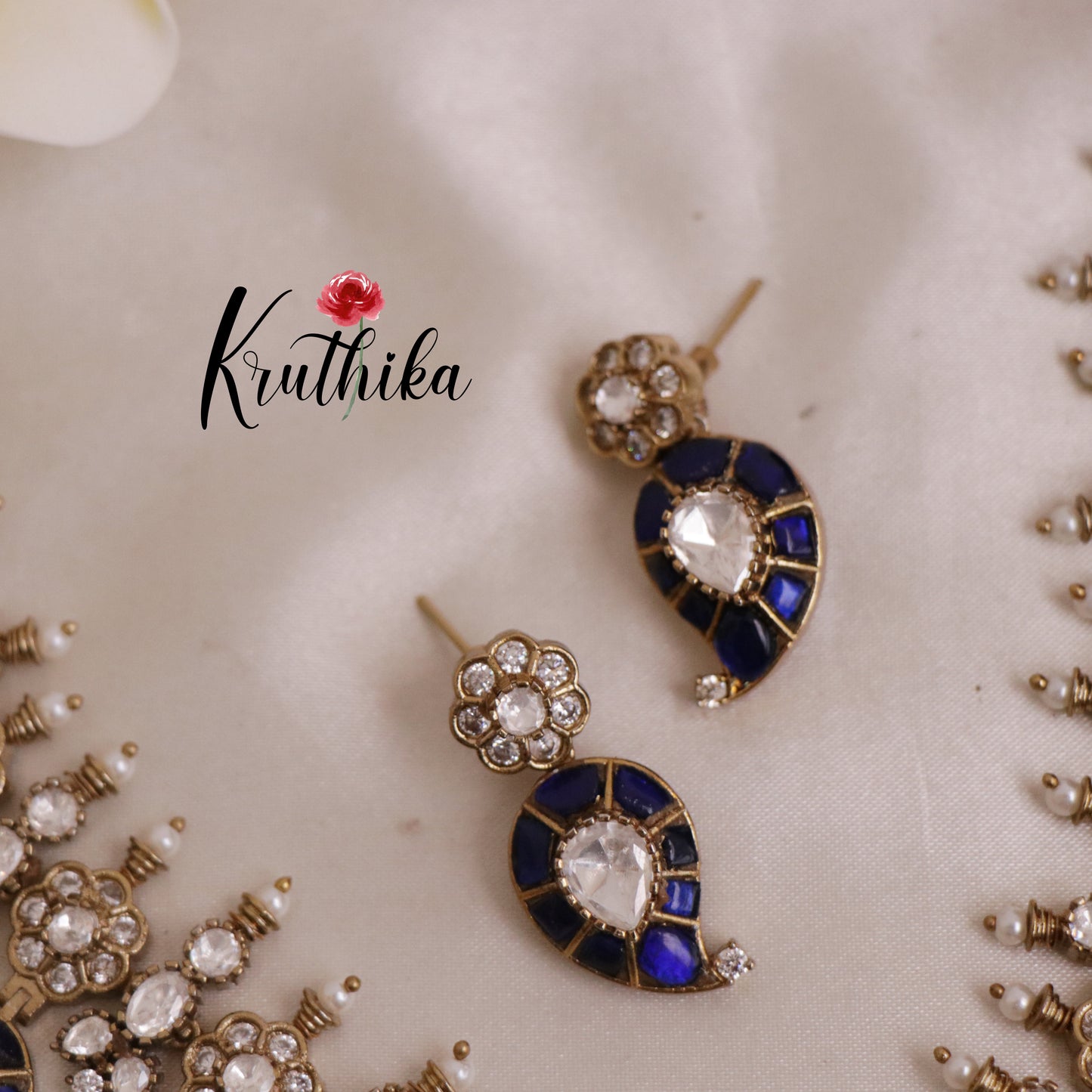 Elegant Premium Peacock Mango Jadau Necklace NC1757 (Available in 2 Colours)