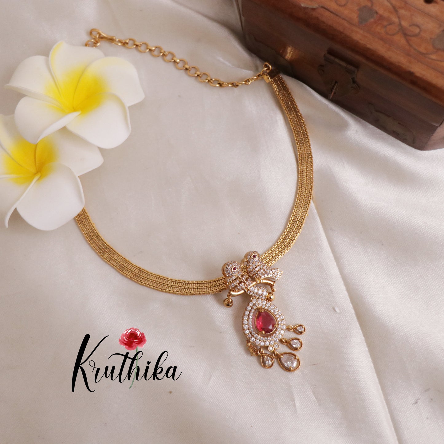 Simple Pretty CZ Stone Necklace NC1950