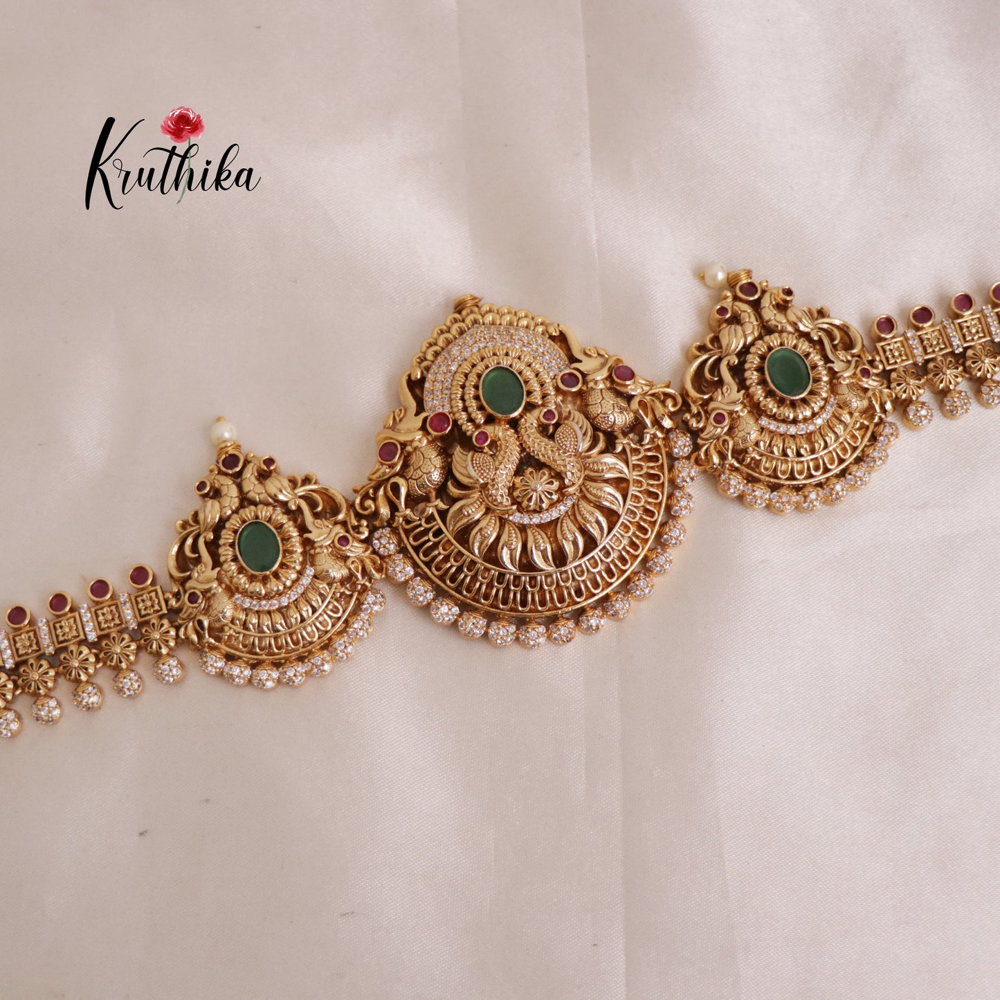 Beautifull Peacock design hip chain V247