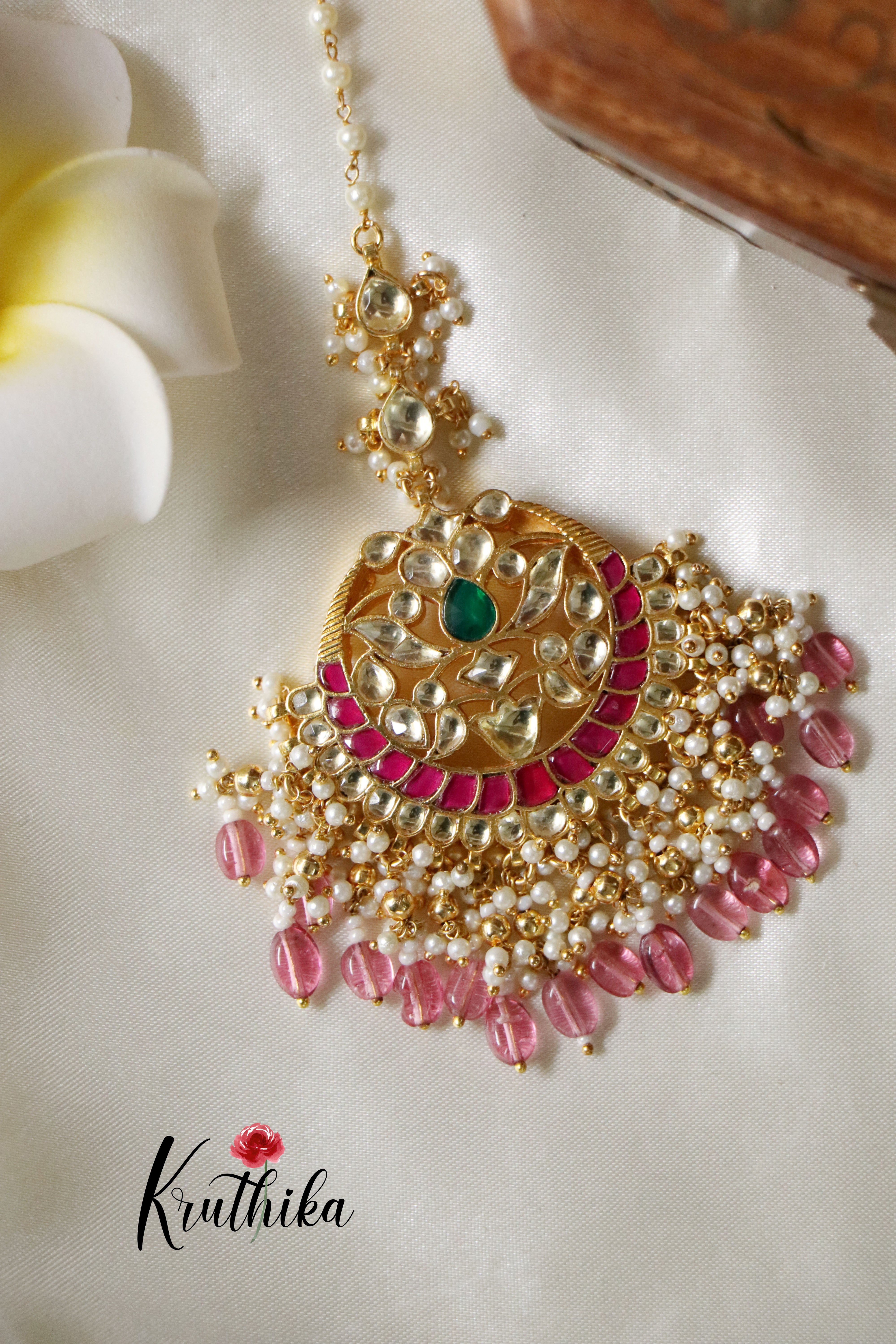 Kundan Maang Tikka Latest Designs Kundan Head Tikka Designs