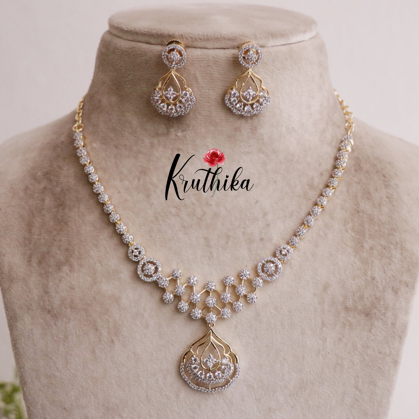 Beautiful Dazzle Dew CZ Stone Necklace NC2072