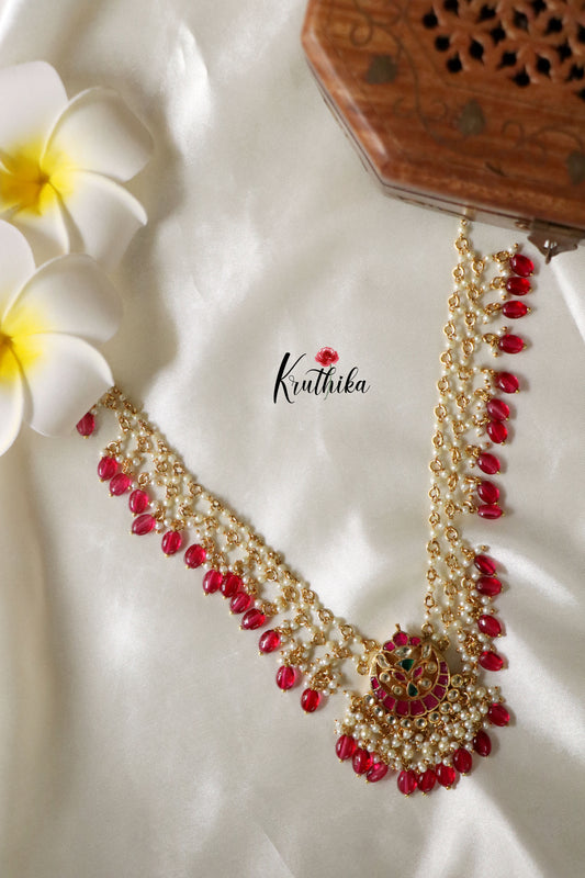 Ahemdabadi Jadau Kudan Necklace Ruby NC1264