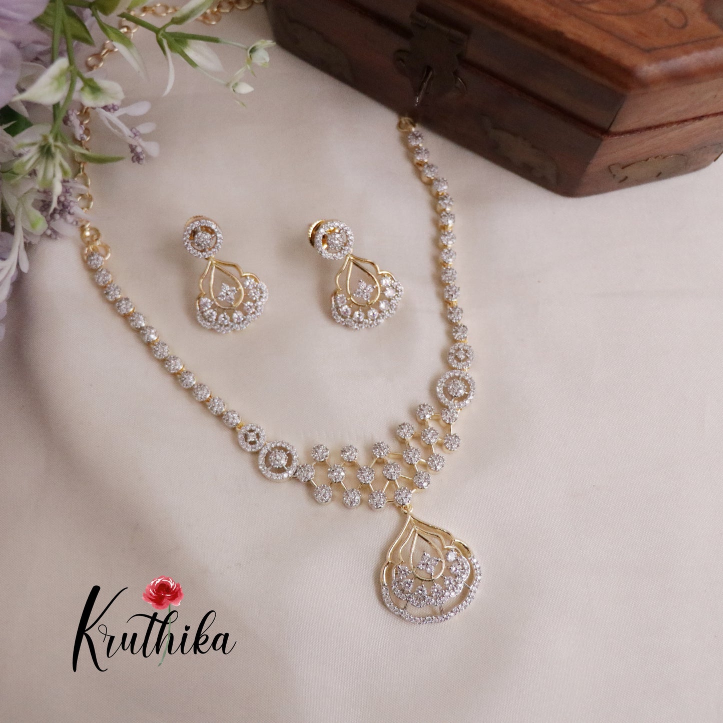 Beautiful Dazzle Dew CZ Stone Necklace NC2072