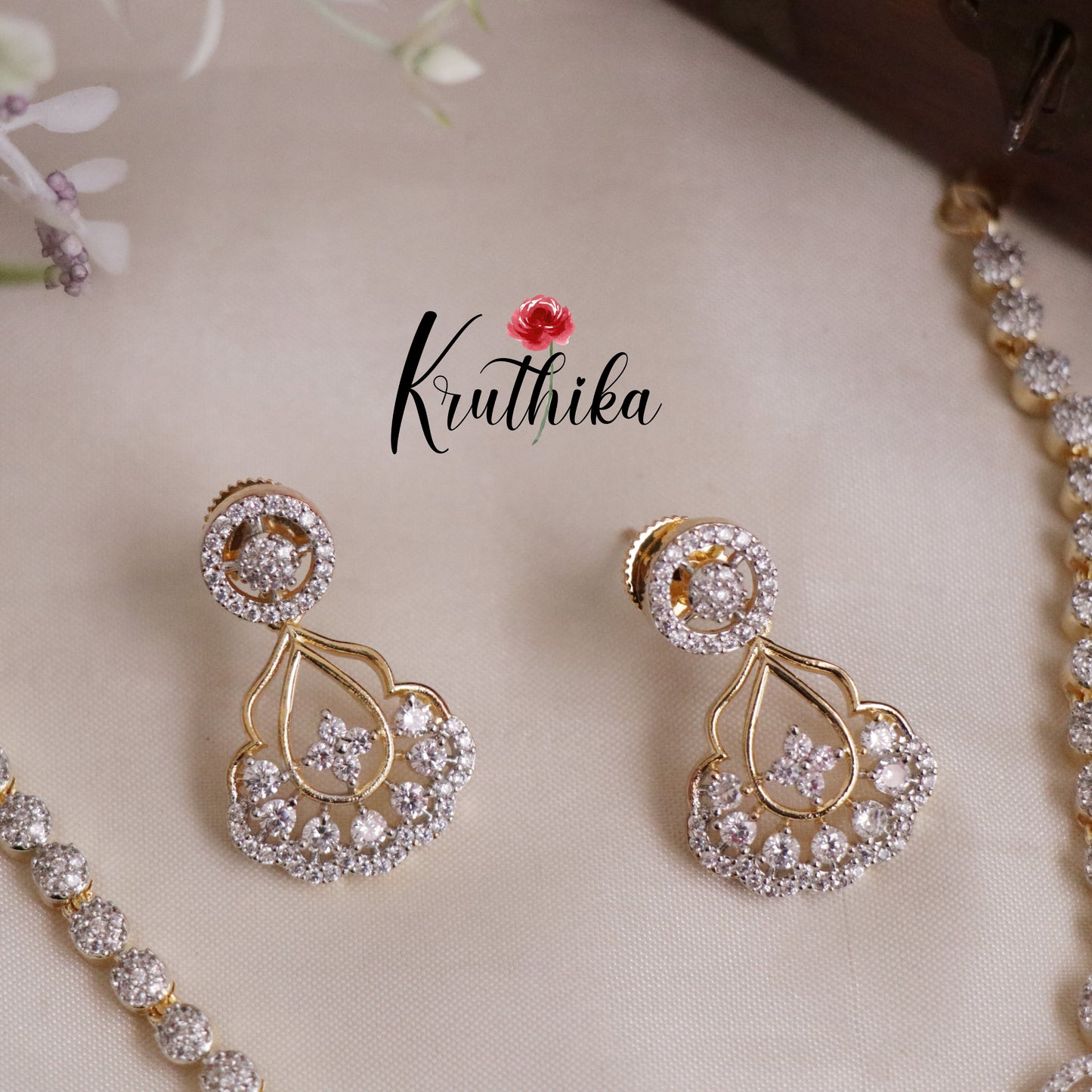 Beautiful Dazzle Dew CZ Stone Necklace NC2072