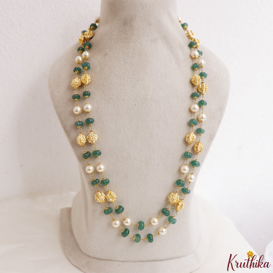 Pretty Nakshi Beads Chain Necklace NC3331