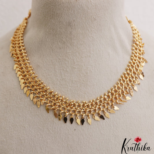Trendy Gold-Tone Necklace NC3088