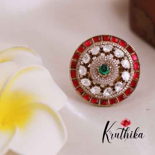 Premium Mossanite Finger Ring R22