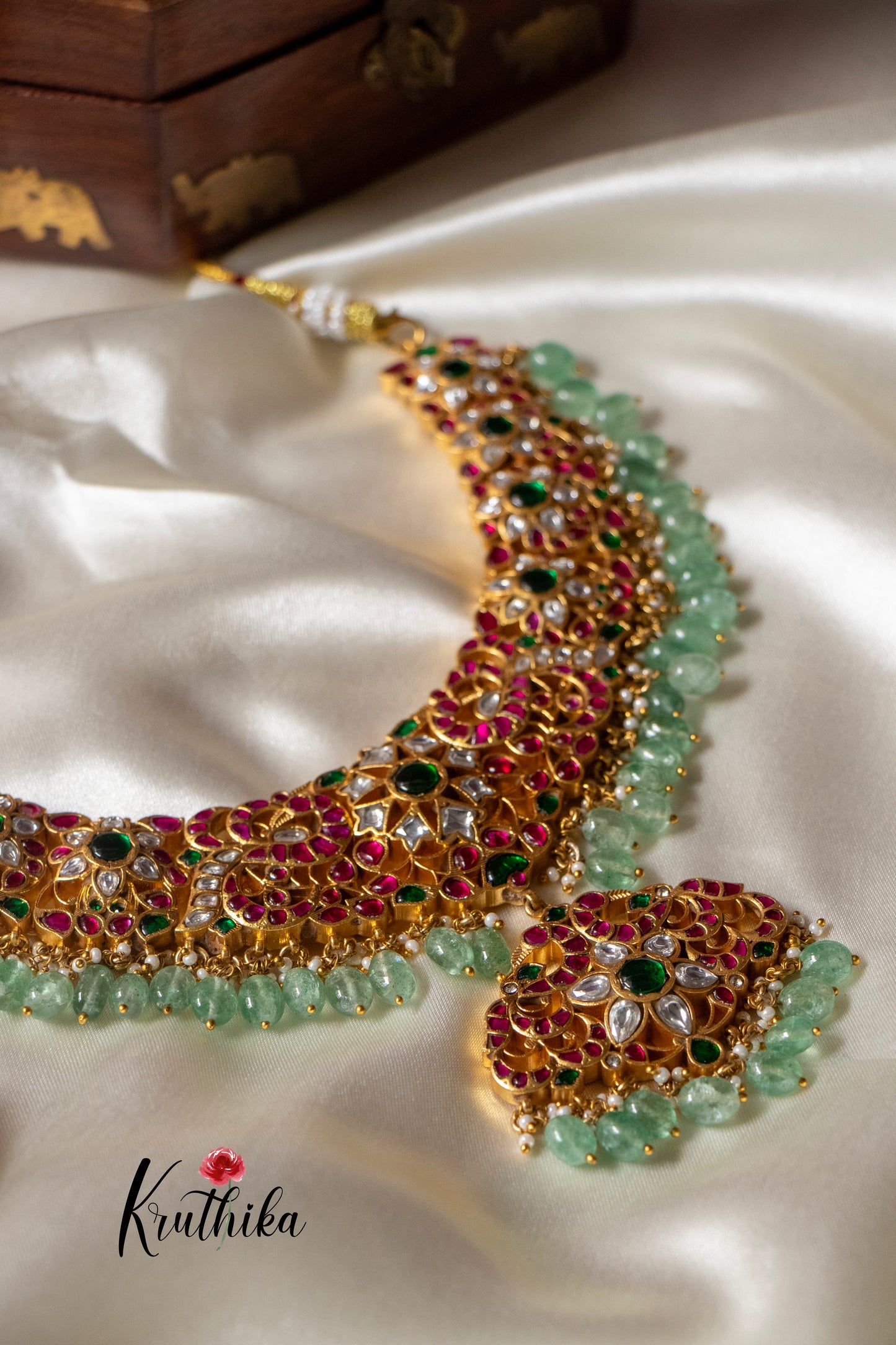 Peacock Jadau Necklace NC1183