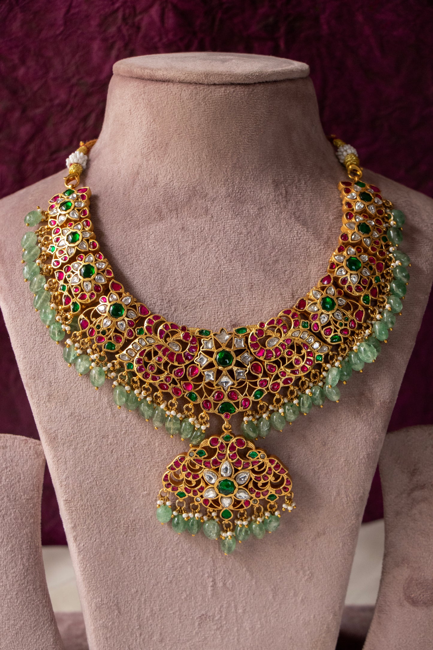 Peacock Jadau Necklace NC1183