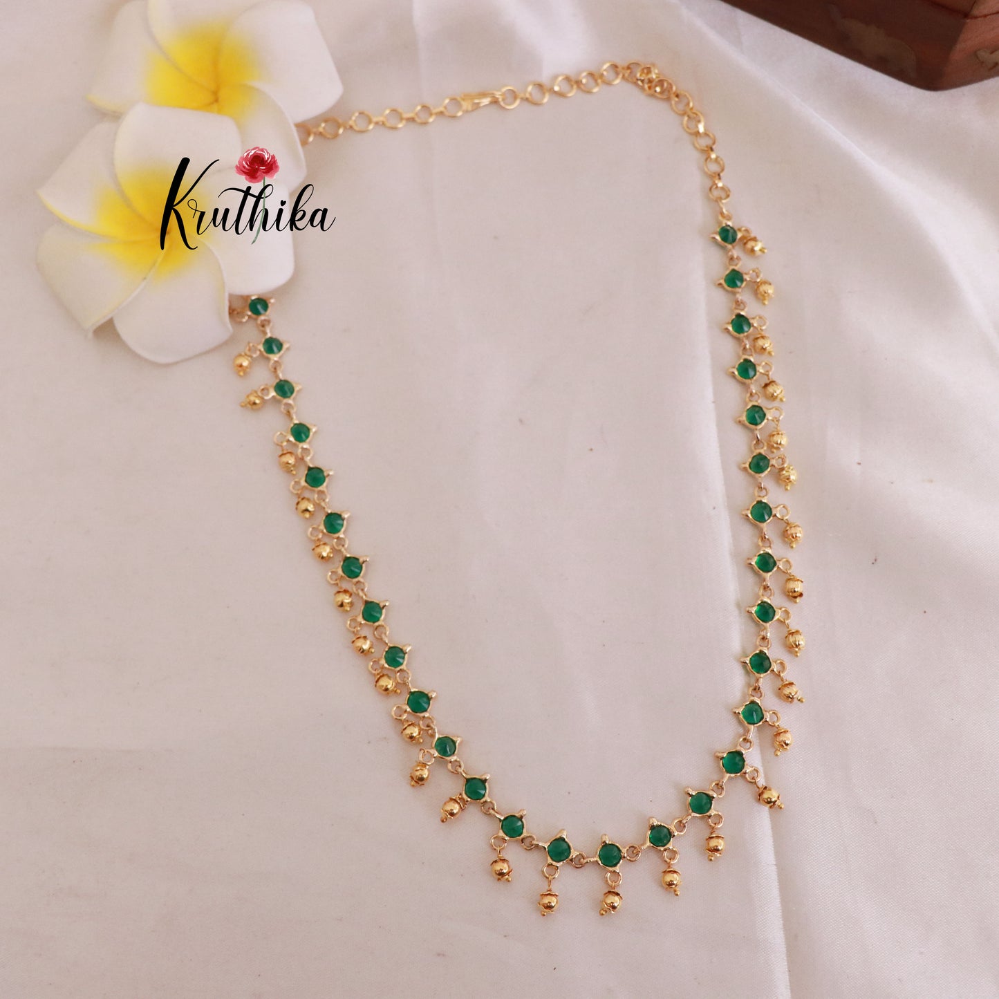 Trendy Gold Finish AD Necklace NC1827