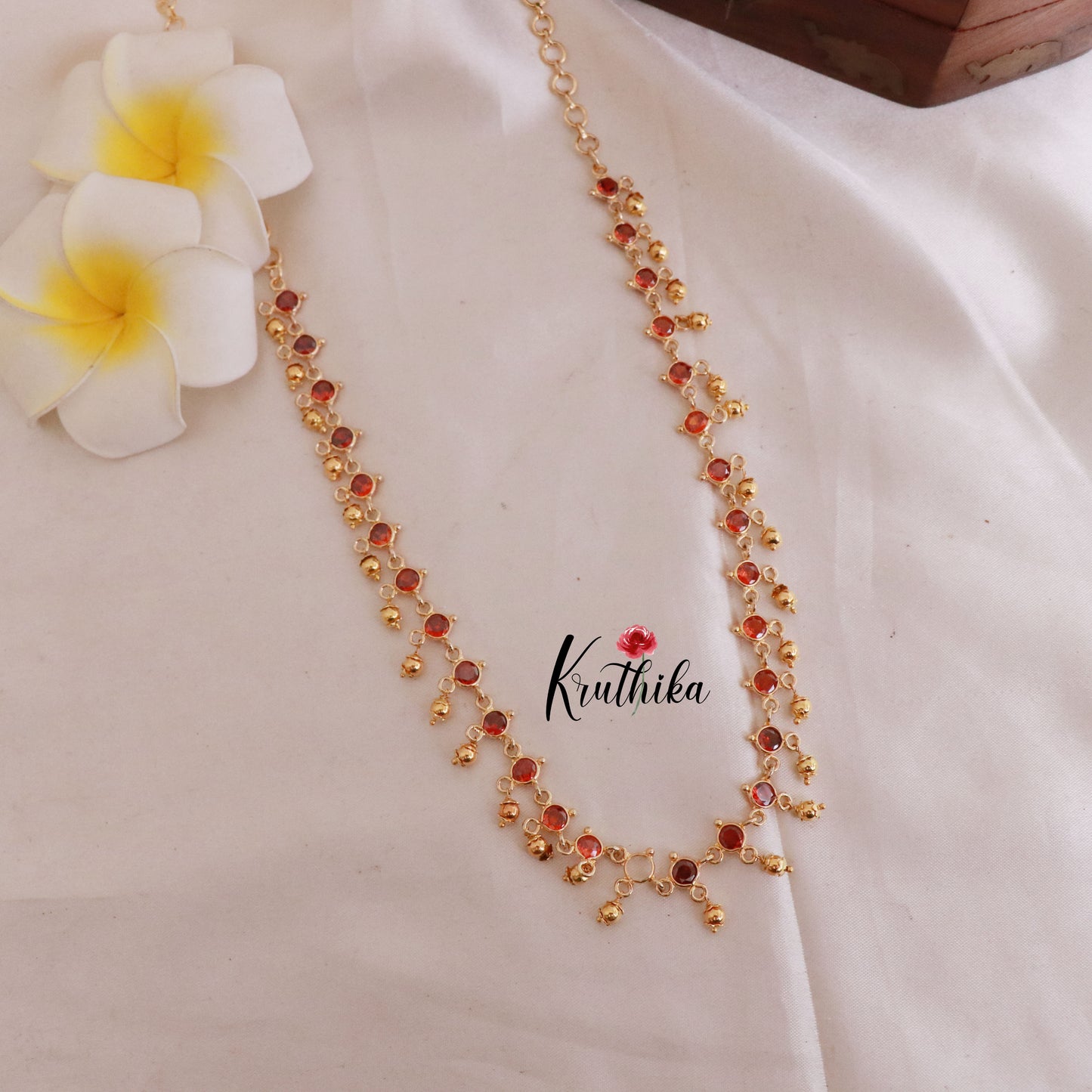 Trendy Gold Finish AD Necklace NC1827