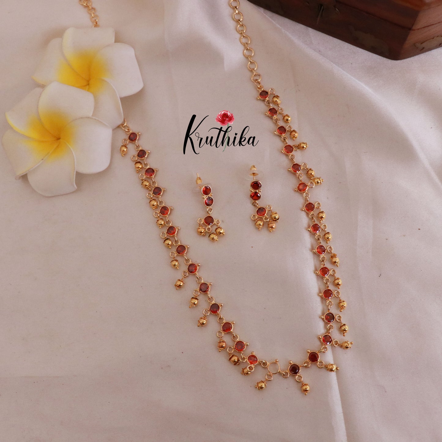 Trendy Gold Finish AD Necklace NC1827