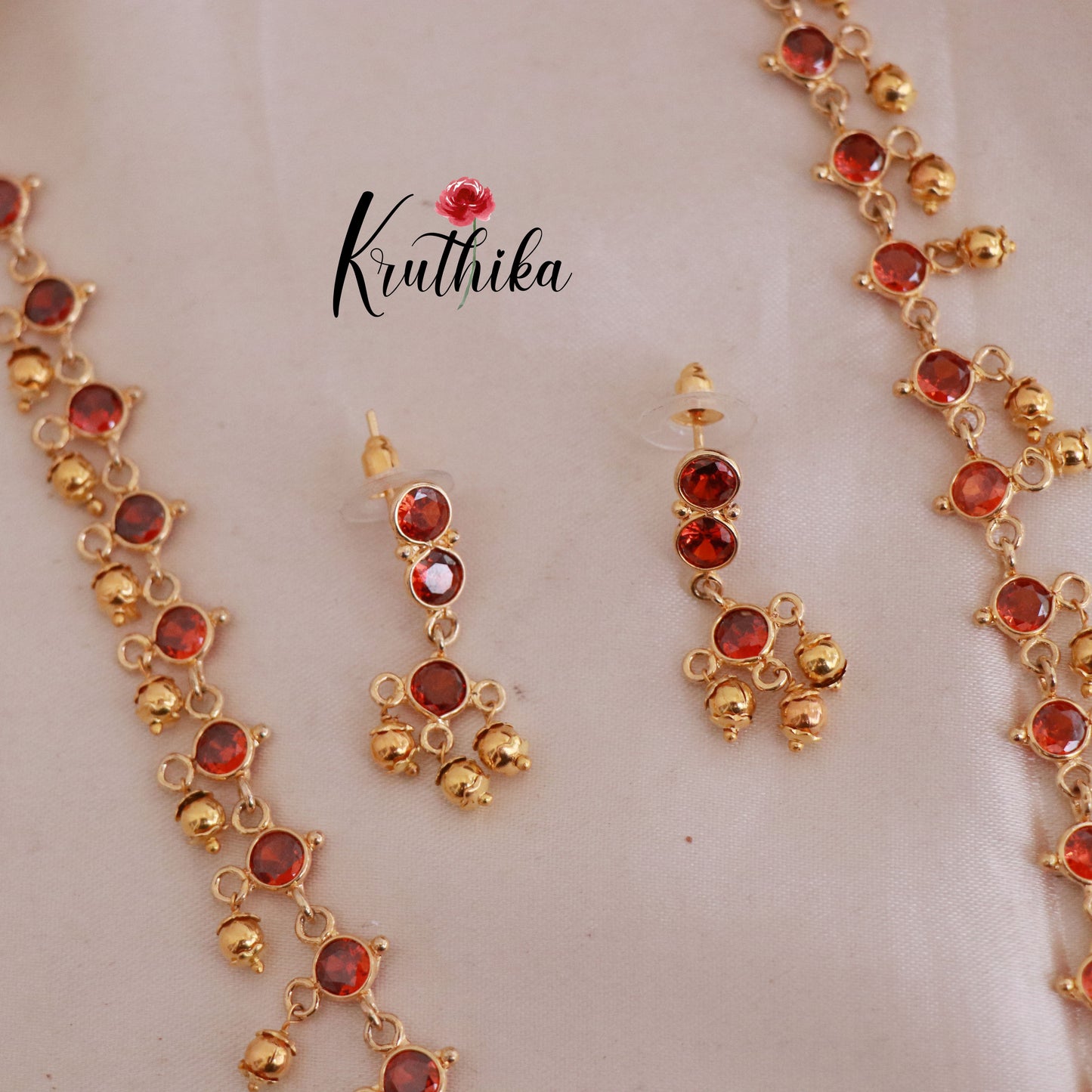 Trendy Gold Finish AD Necklace NC1827