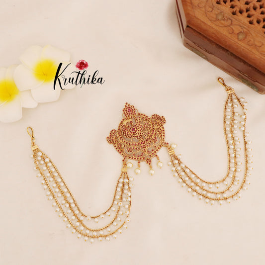 Kemp  Jada billa with pearl chains J41