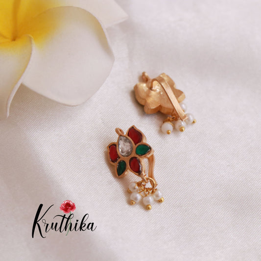 Beautiful Jadau Earcuffs/Upper Earrings/Bugadi E458