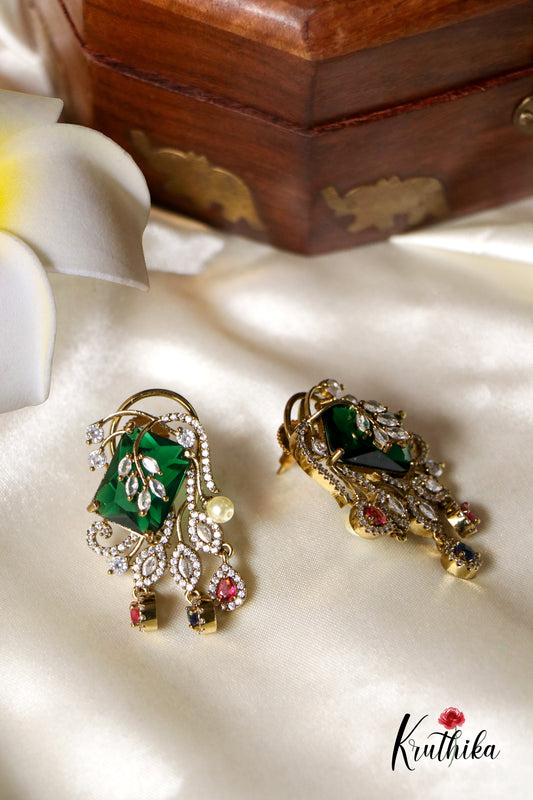 AD drops earrings E334