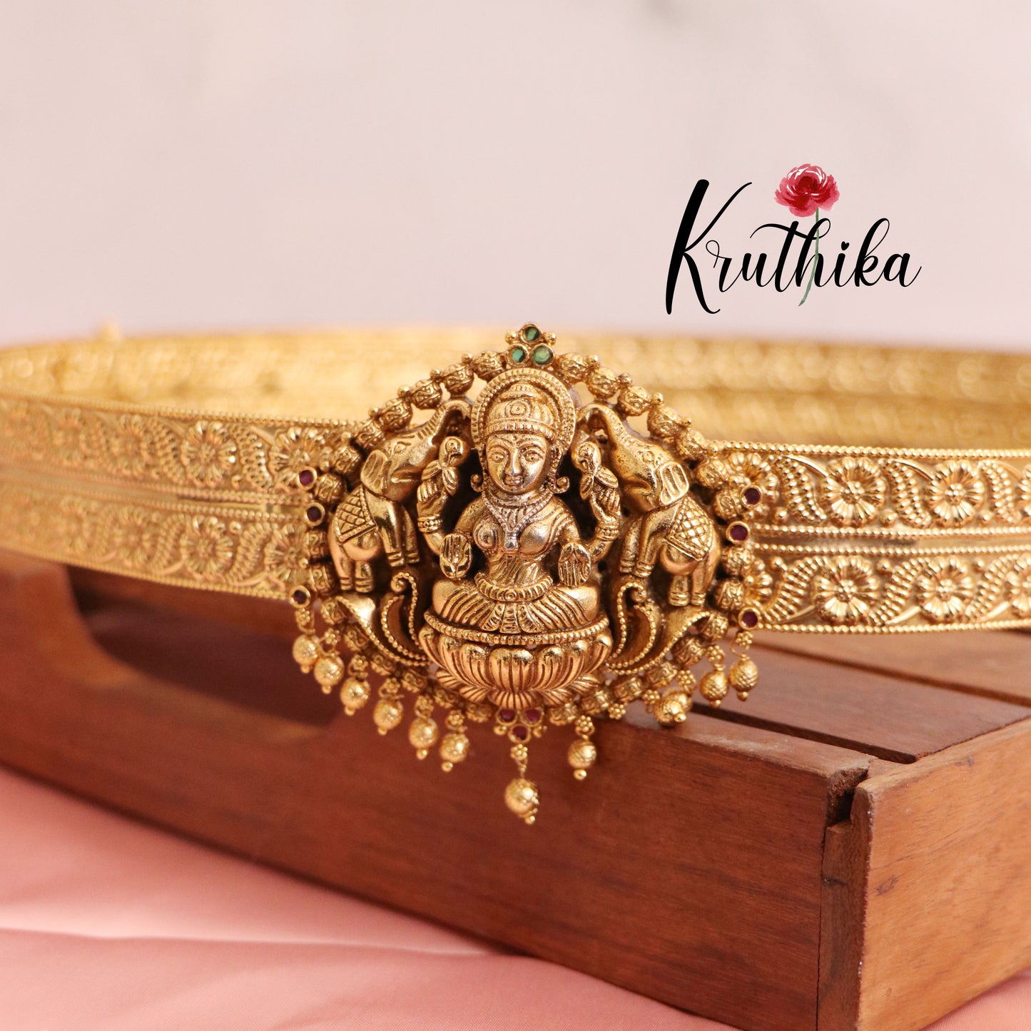 Pretty Lakshmi Elephants Hip Belt V201