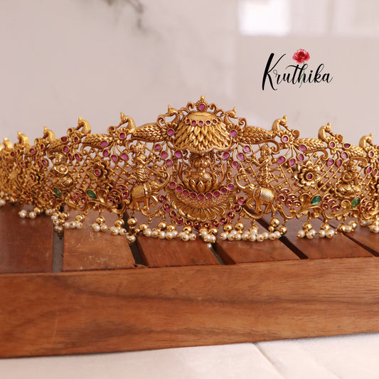 Premium Lakshmi kemp plain Hip belt vaddanam V230