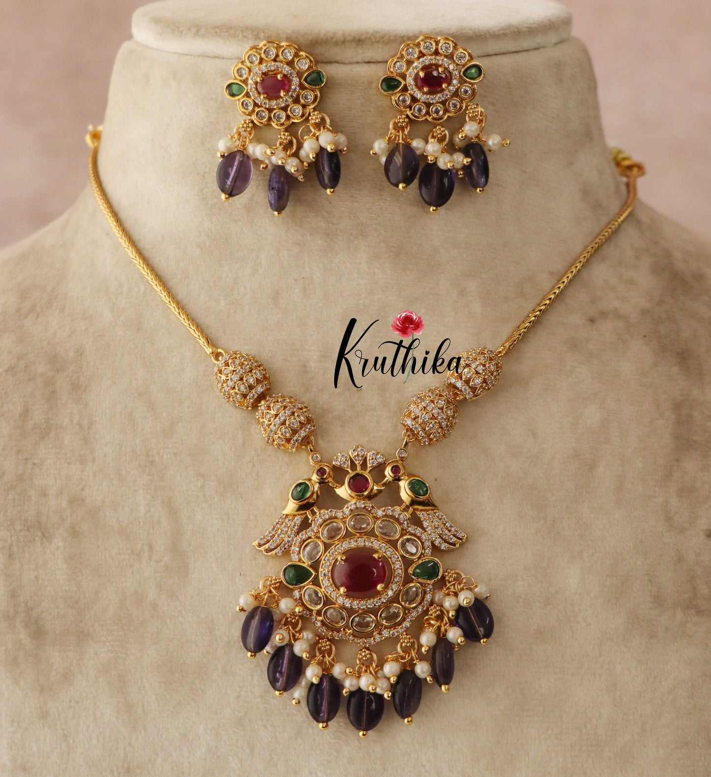 Simple AD Chain Set ( Available in 3 Colours) NC1438