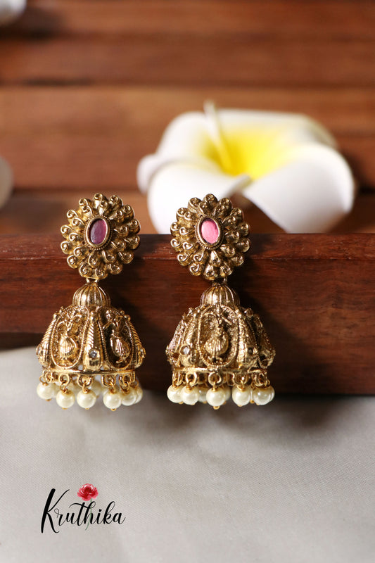 Premium AD jhumkas E366