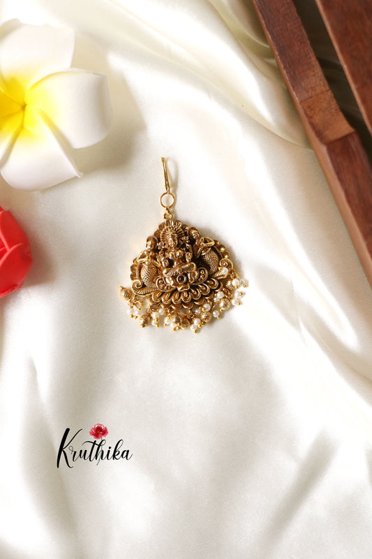 Temple pearls Maang tika MT207