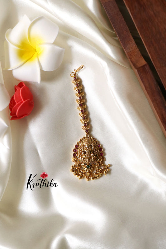 Premium Lakshmi kemp Maang tika MT176