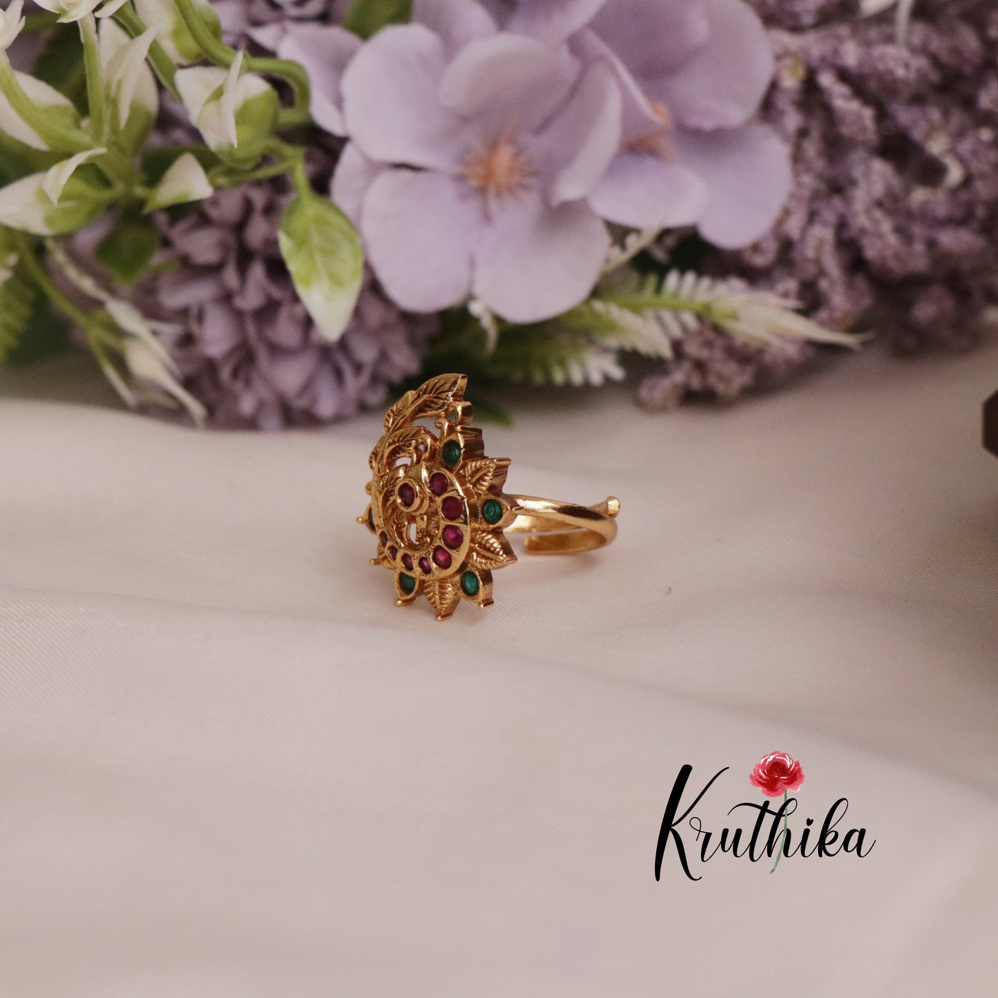Beautiful Kemp Peacock Design Finger Ring R33
