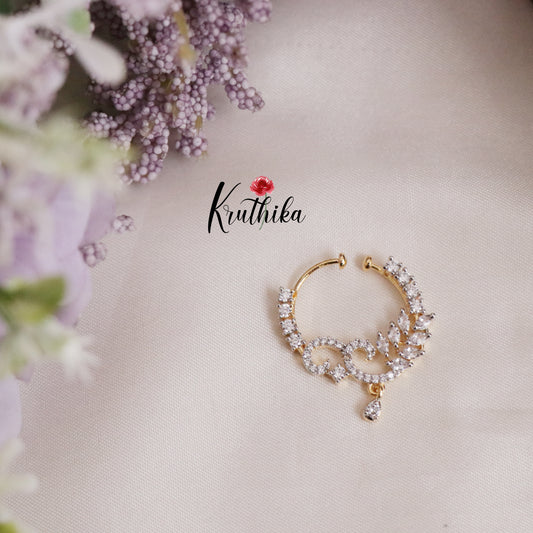 Trendy peacock Elegance Nose Rings-No Piercing Required N45