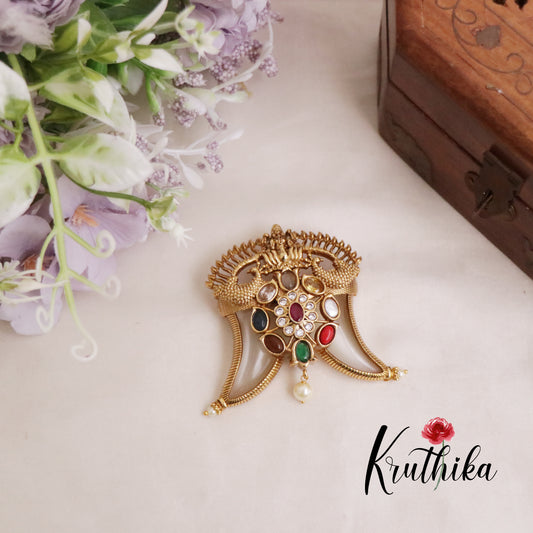 Trendy Navaratna Puligoru Pendant PS21