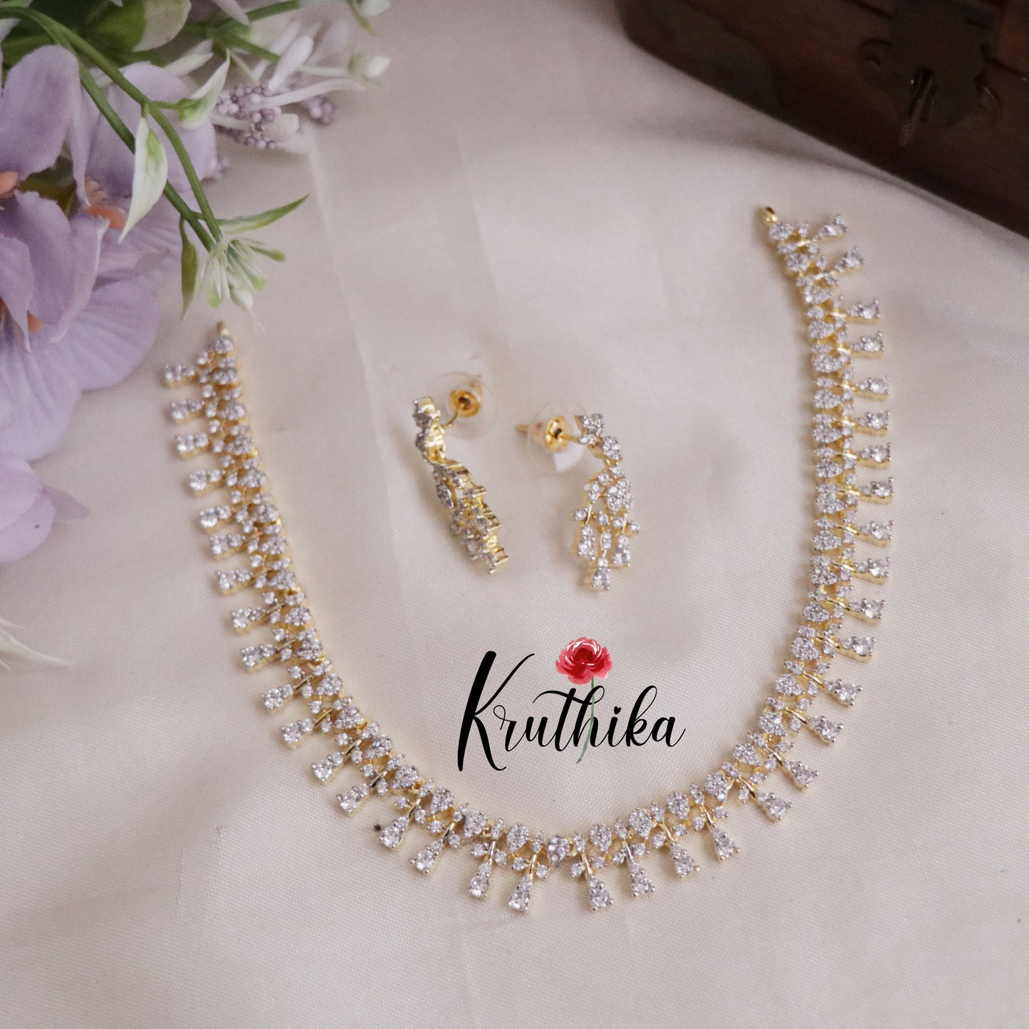 Beautiful CZ Dazzling Grace Necklace NC2131