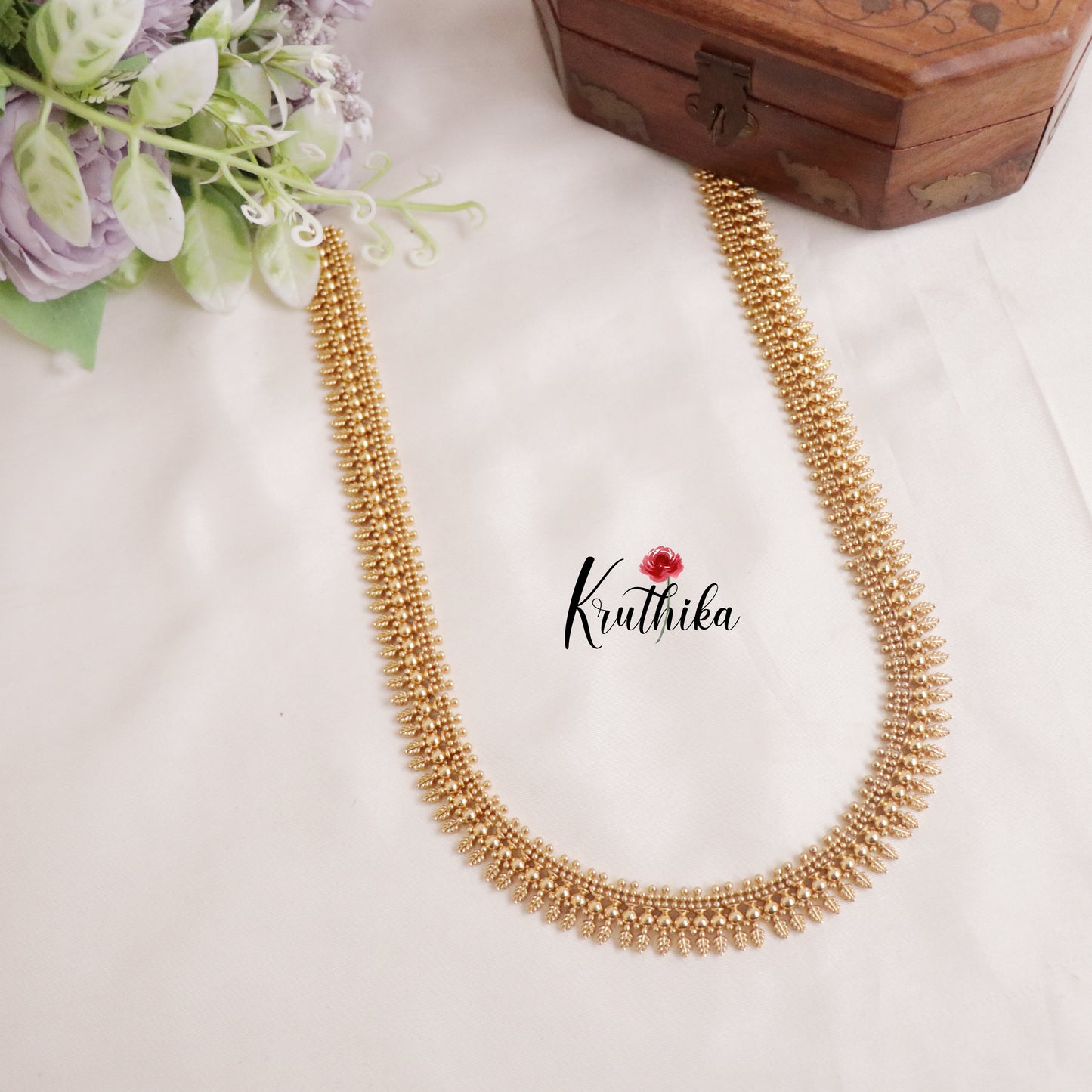 Traditional Gold Replica Long Haaram LH619