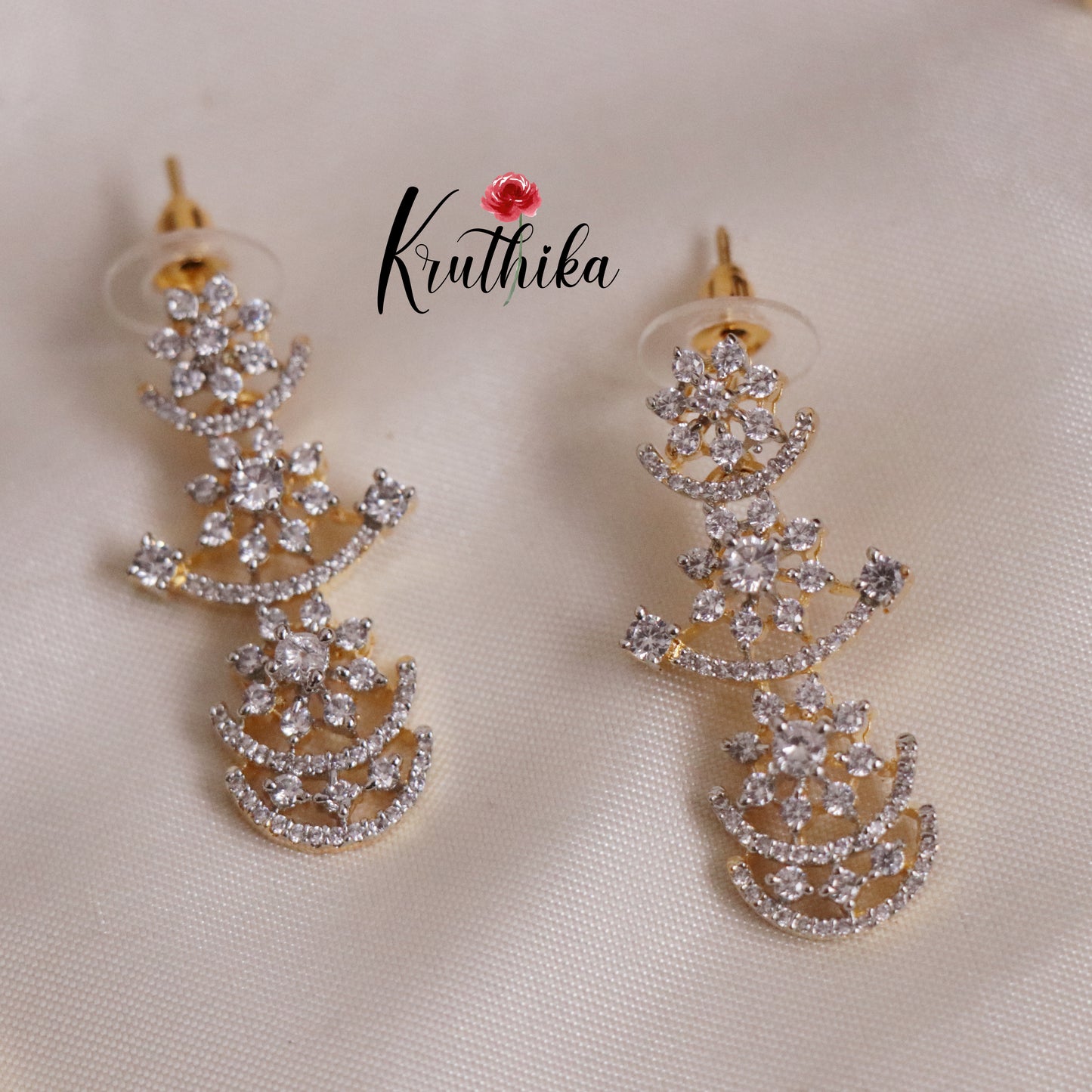 Trendy CZ Chandrika American Diamond Necklace NC2143