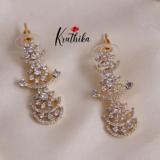 Trendy CZ Chandrika American Diamond Necklace NC2143