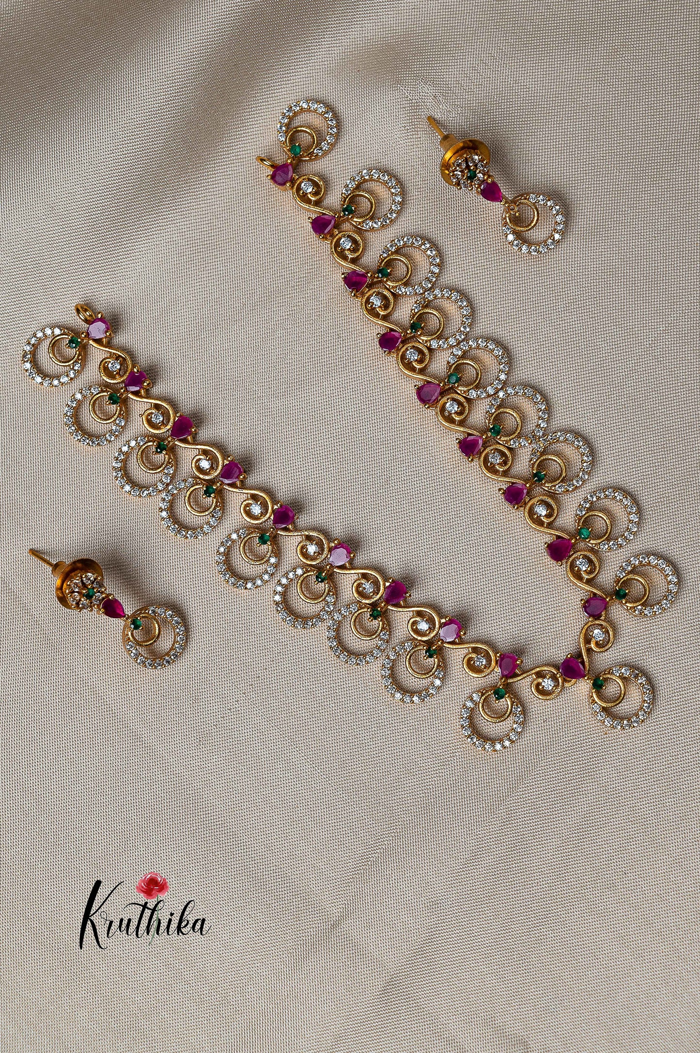 Simple AD Rings necklace NC954