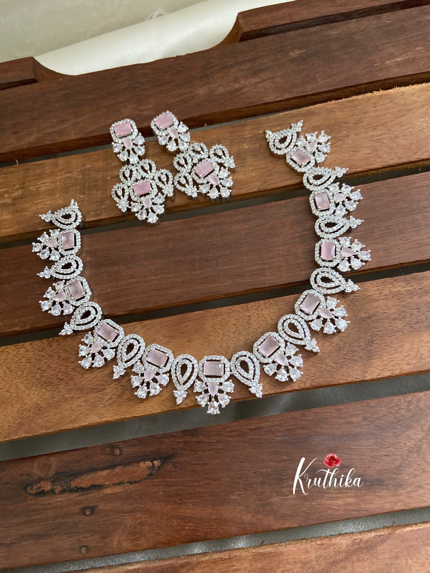 Elegant AD necklace (Available in four colors ) NC506