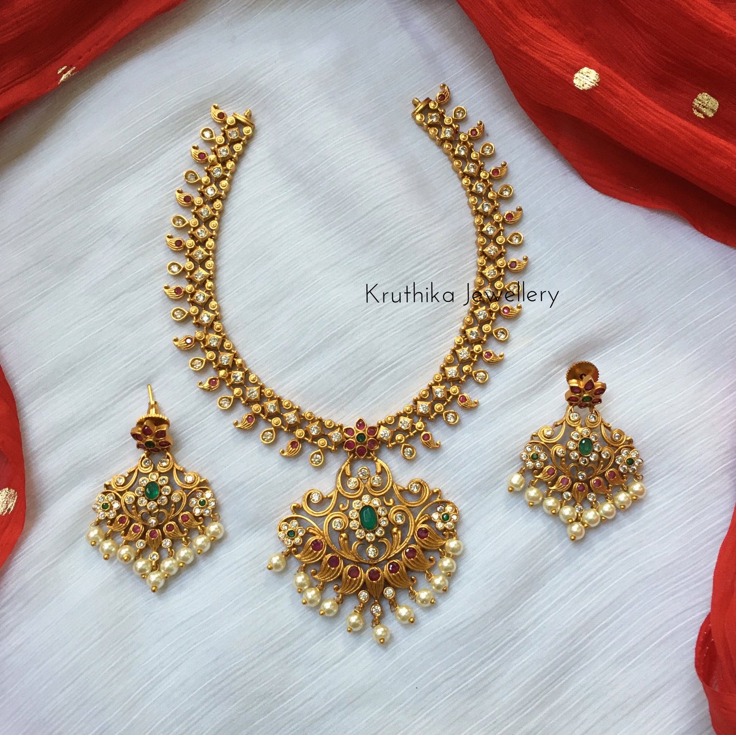 Best selling flower necklace set NC23