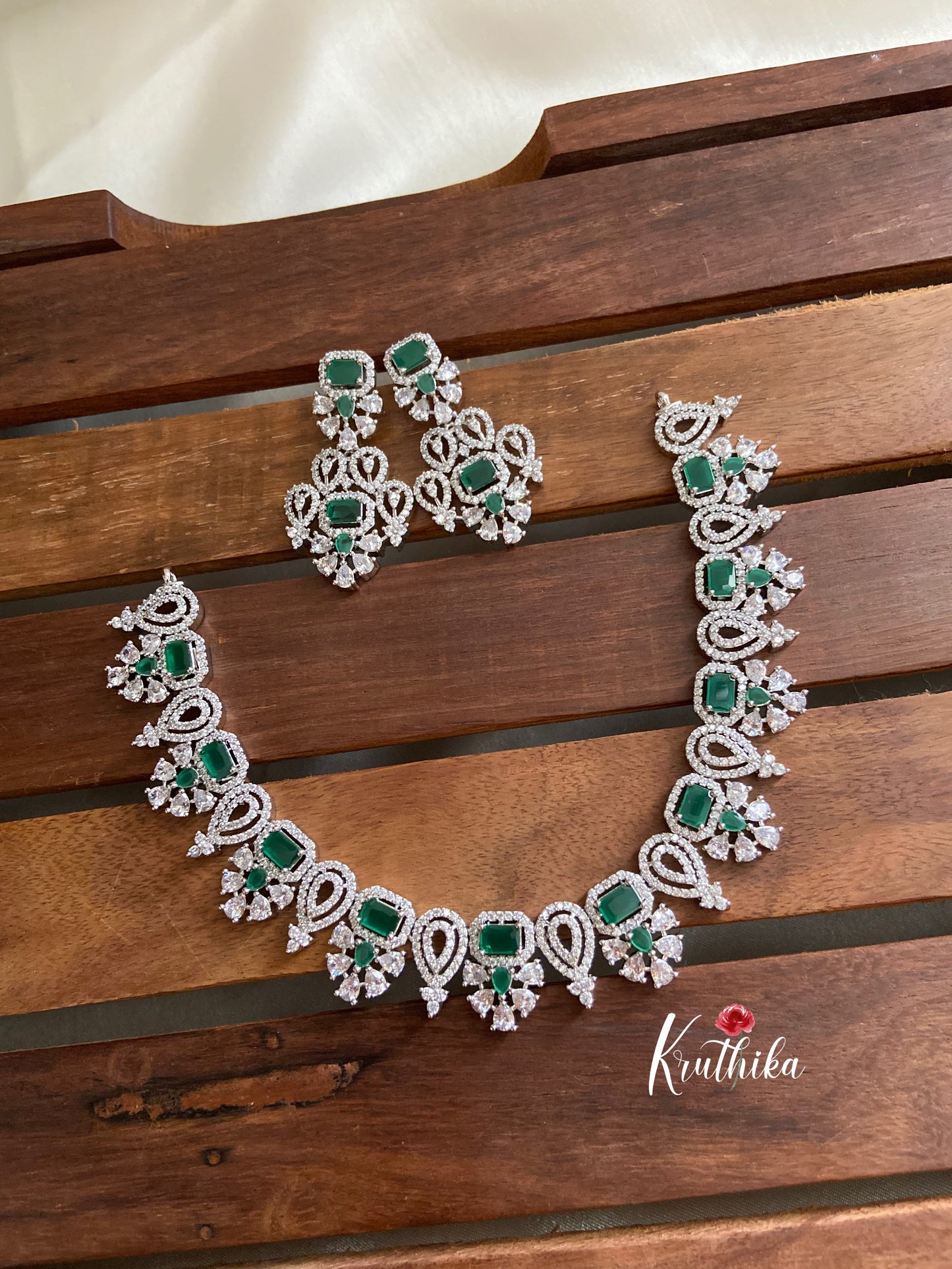 Elegant AD necklace (Available in four colors ) NC506