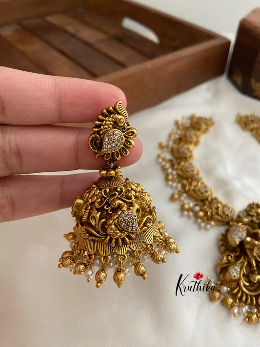 Premium polish Radha krishna necklace NC752