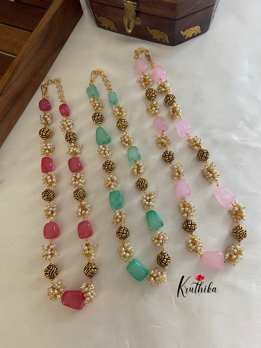 Beads & pearls chain NC694