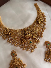 AD cutwork Lakshmi necklace NC986