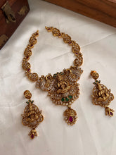 AD peacock Lakshmi necklace NC1004